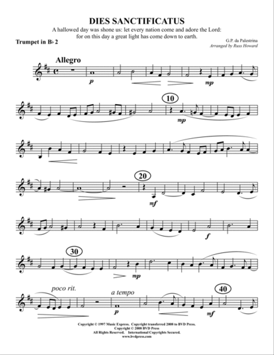 Does Sanctificatus Brass Quartet scores gallery preview page 6