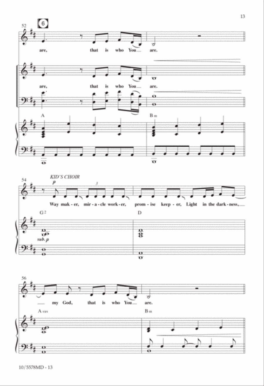 Way Maker 4-Part scores gallery preview page 11