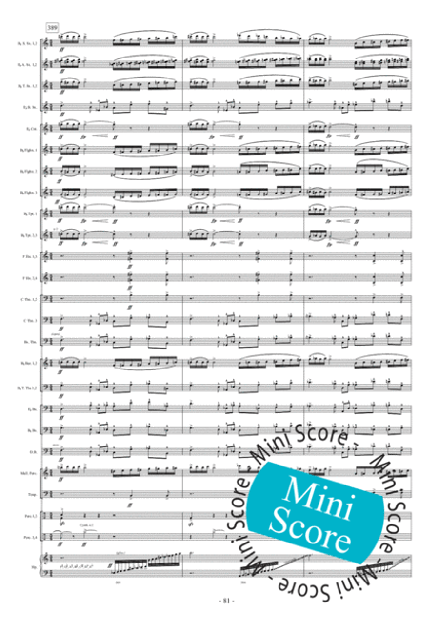 Migyur Fanfare Band scores gallery preview page 87
