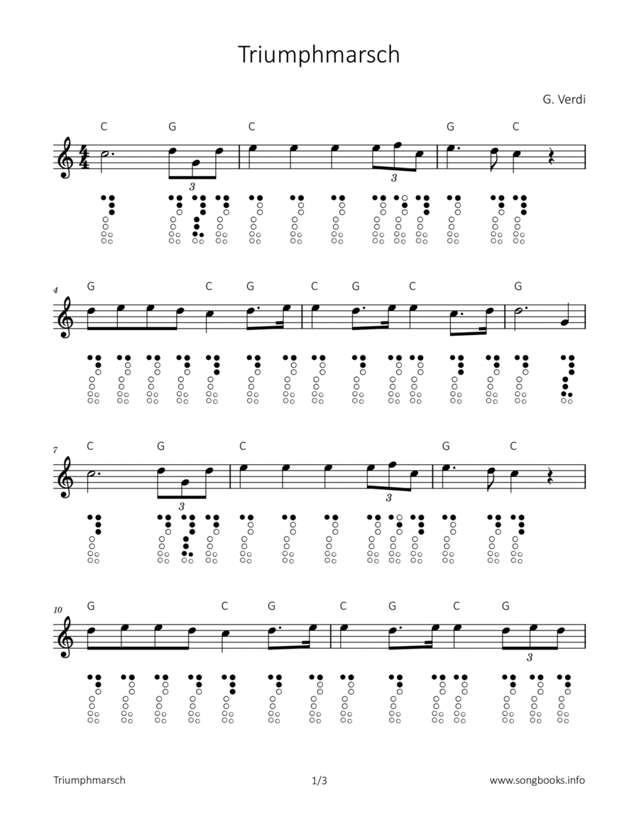 Triumphmarsch Chamber Music scores gallery preview page 1