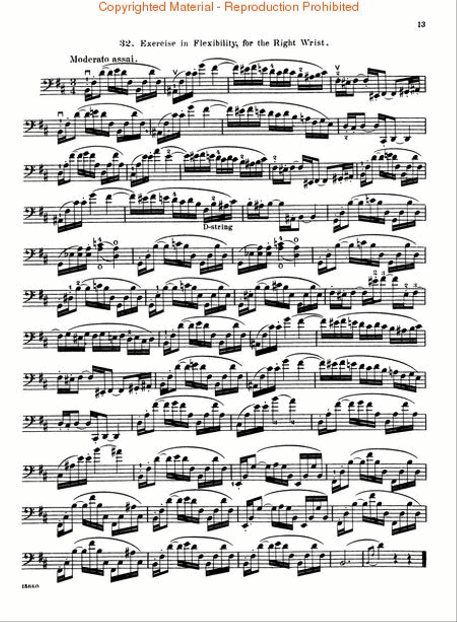 40 Melodic and Progressive Etudes, Op. 31 – Book 2 Cello scores gallery preview page 4