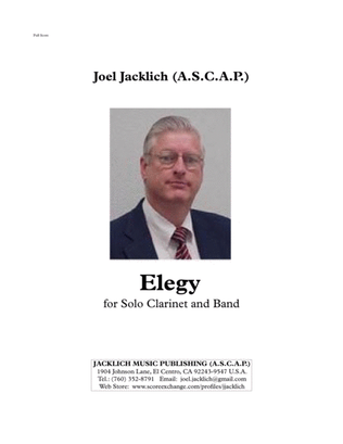 Elegy for Solo Clarinet and Band