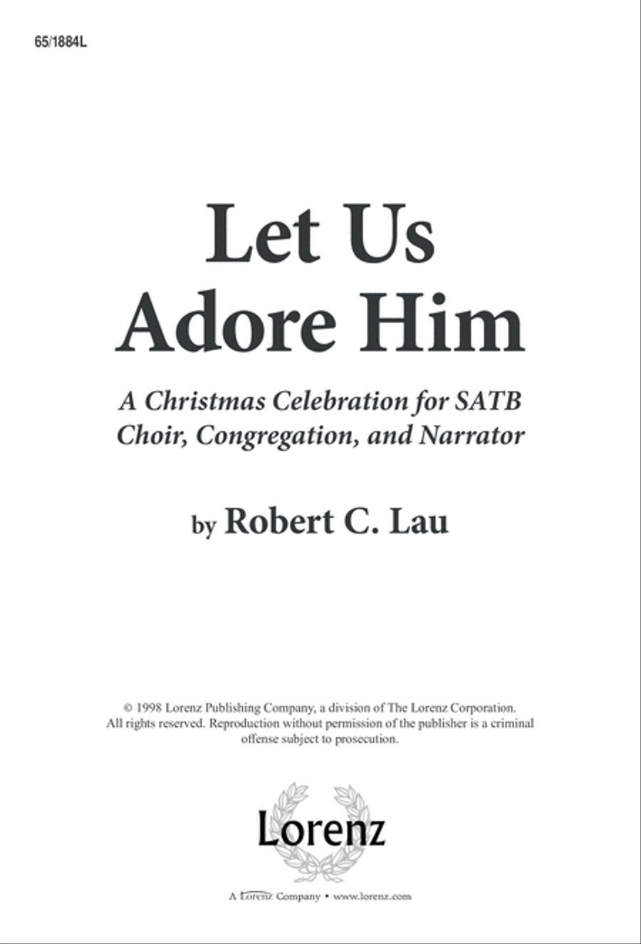 Let Us Adore Him Let Us Adore Him 4-Part scores gallery preview page 3