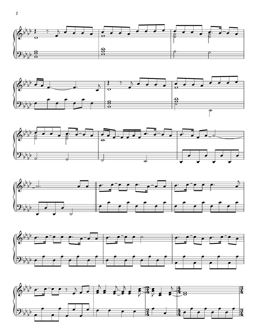 This Town This Town Piano Solo scores gallery preview page 2