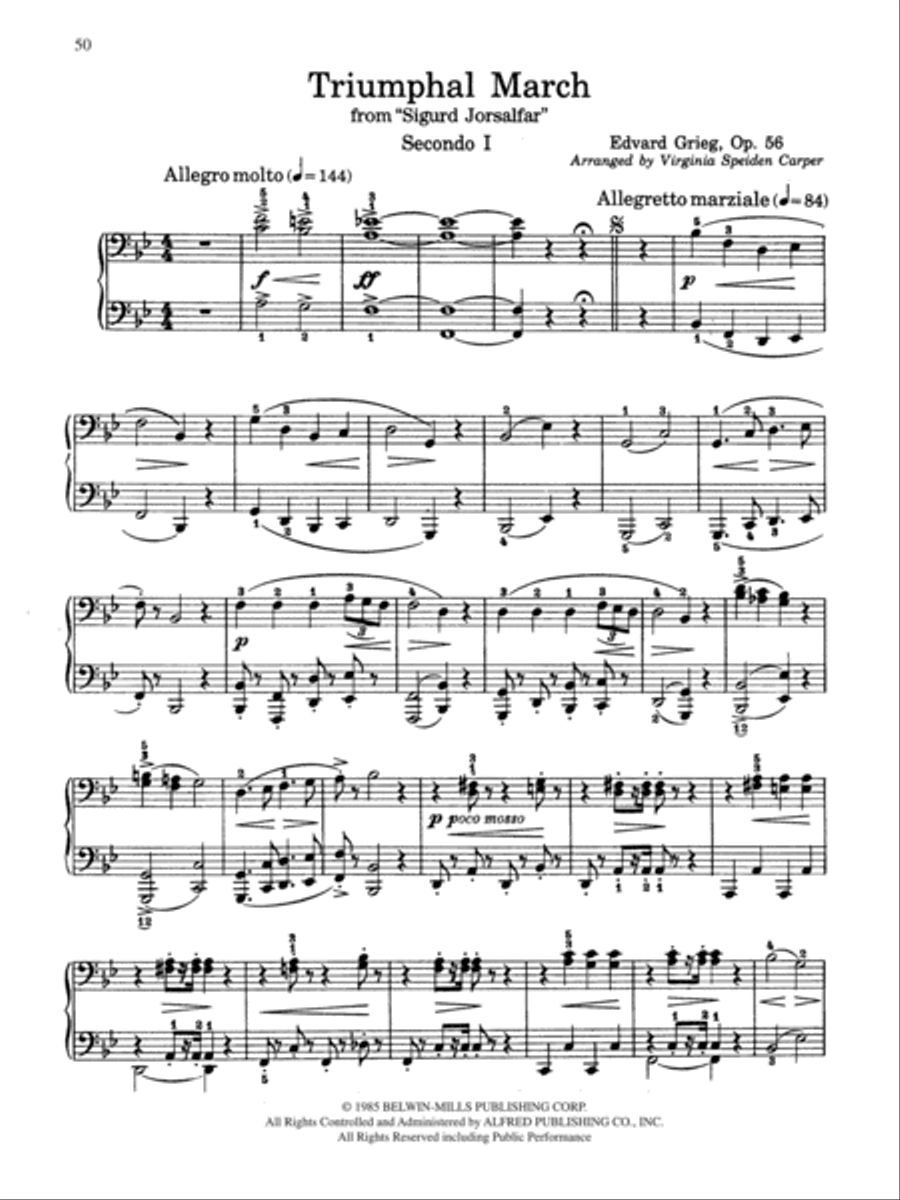 7 Classical Favorites Arranged for Two Pianos, Eight Hands Small Ensemble scores gallery preview page 5