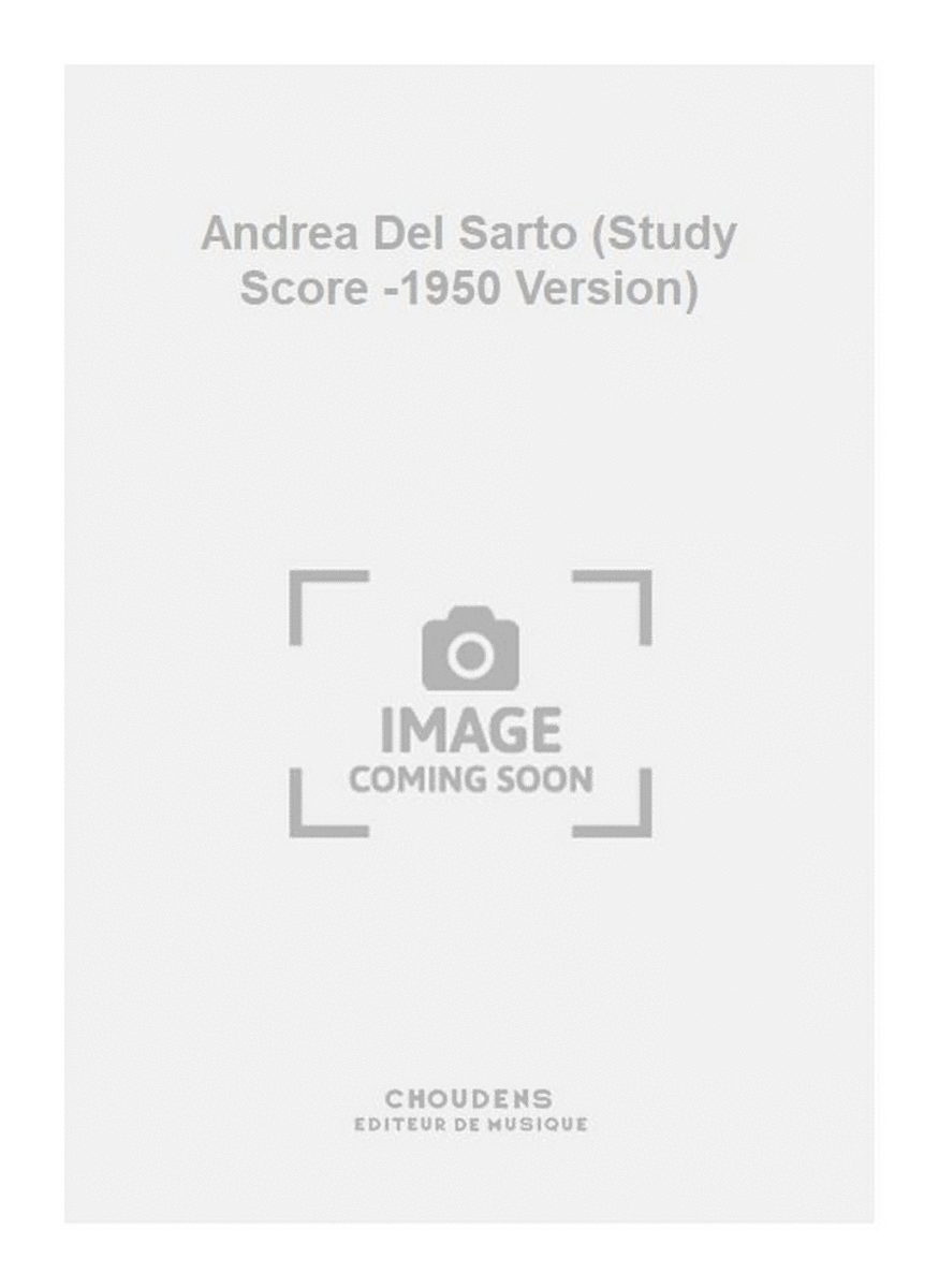 Andrea Del Sarto (Study Score -1950 Version)
