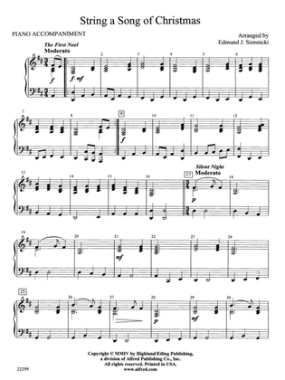 String a Song of Christmas: Piano Accompaniment