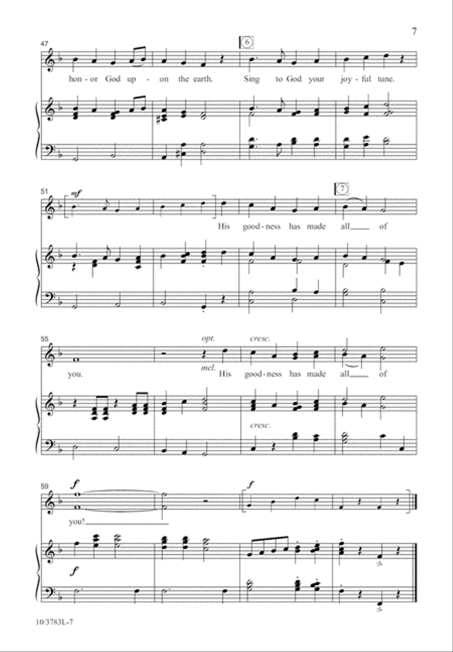 God Made Us All God Made Us All Unison Choir scores gallery preview page 7