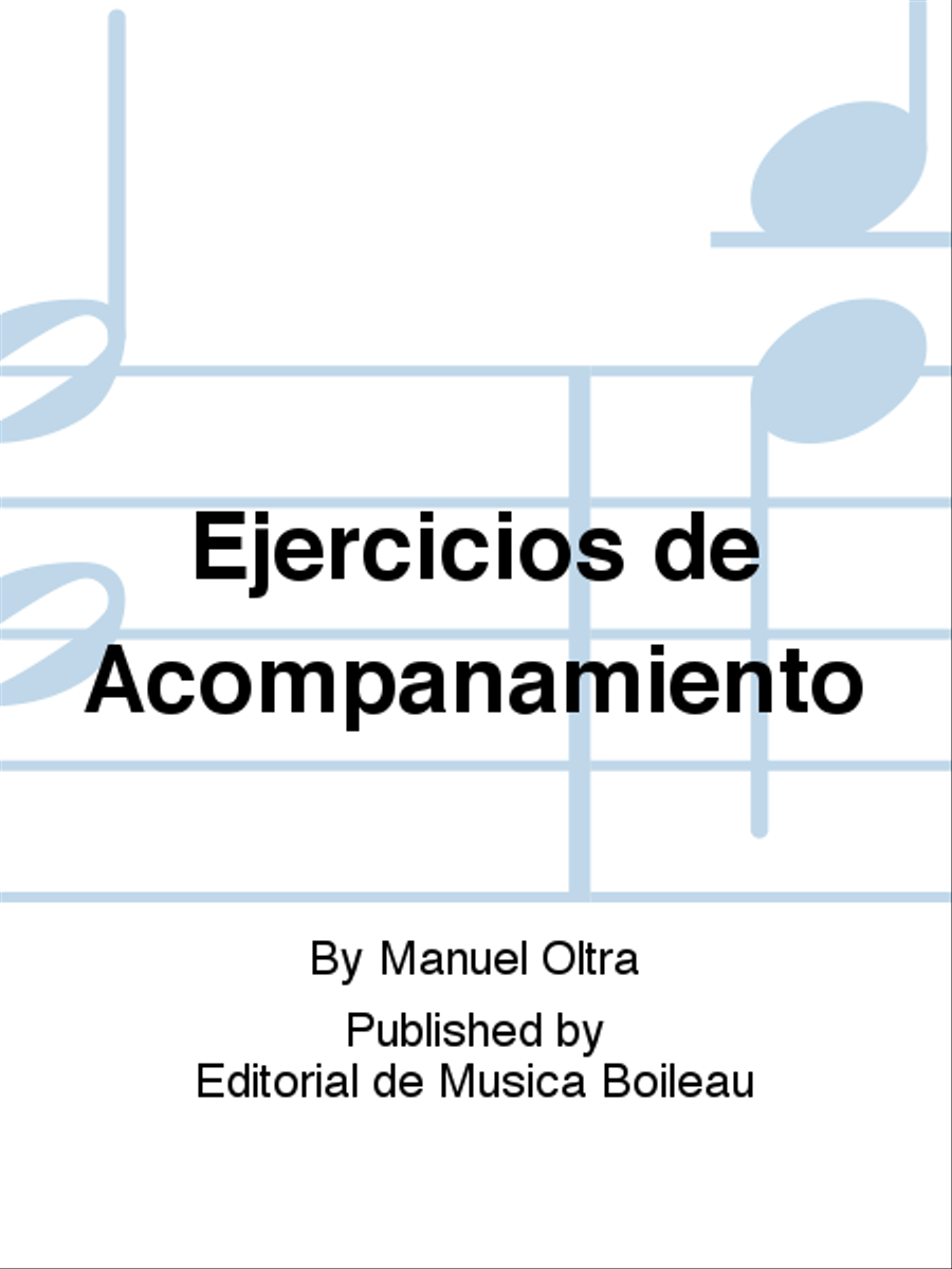 Ejercicios de Acompanamiento Piano Method scores gallery preview page 1