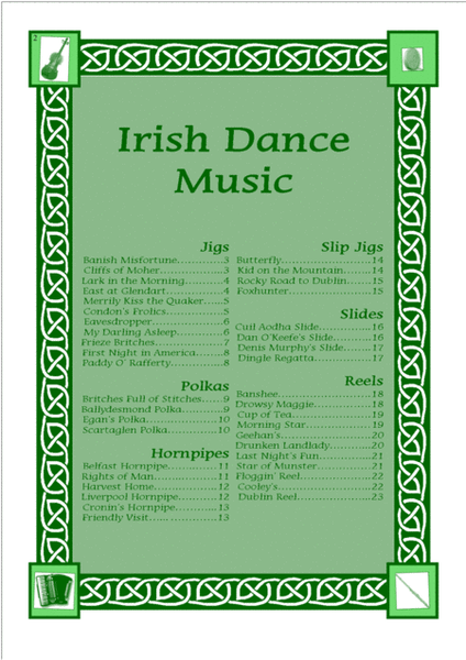 Irish Dance Music Vol.1 for Cello; 40 Jigs, Reels, Hornpipes and more.... image number null