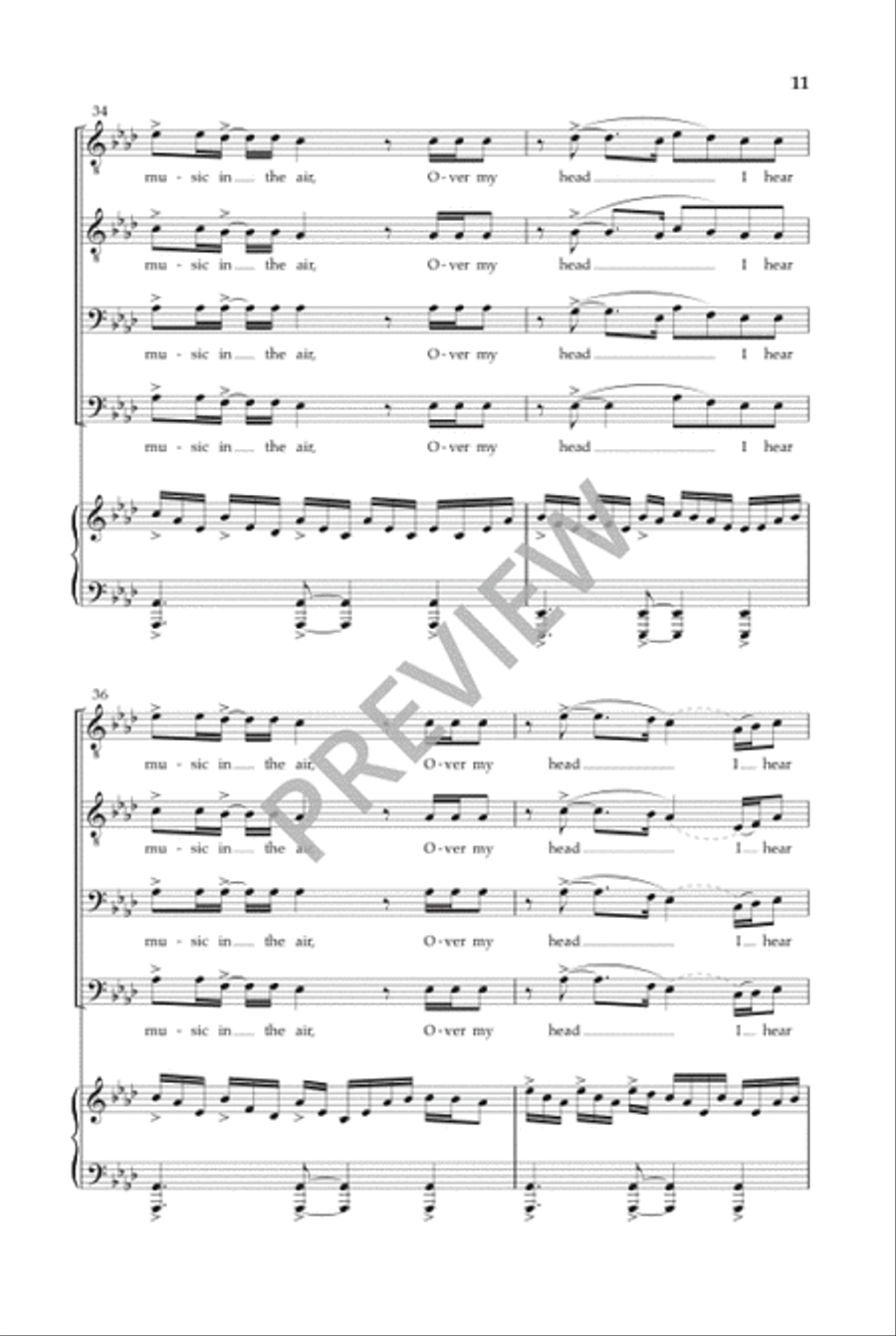 Music in the Air (TTBB) Music in the Air (TTBB) TTBB scores gallery preview page 12