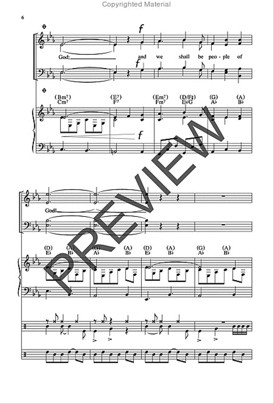 Send Down the Fire 4-Part scores gallery preview page 6