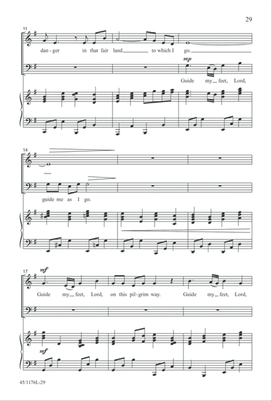 10 More Anthems for about 10 Singers 3-Part scores gallery preview page 29