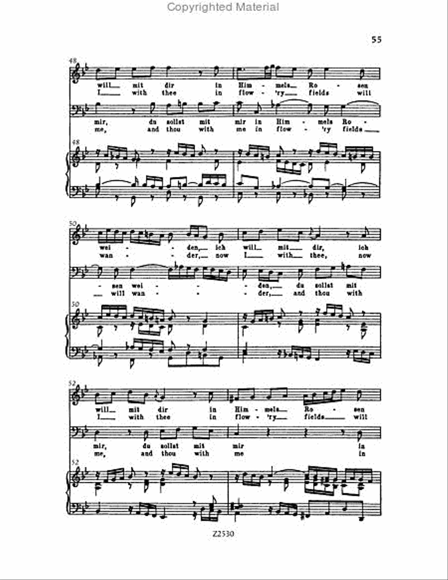 Wachet auf, ruft uns die Stimme, BWV 140 Choir scores gallery preview page 55
