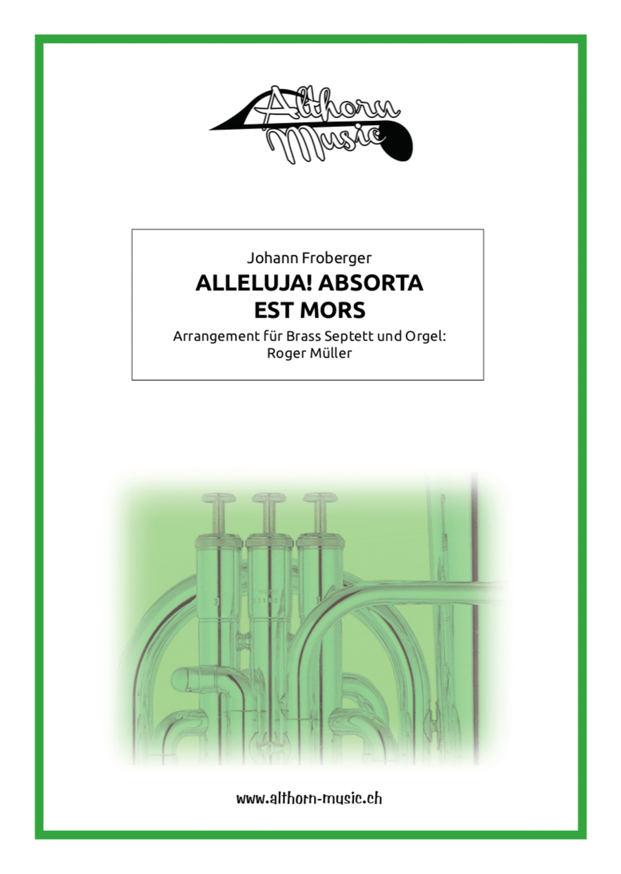 Alleluja! Absorta est mors Brass Ensemble scores gallery preview page 1
