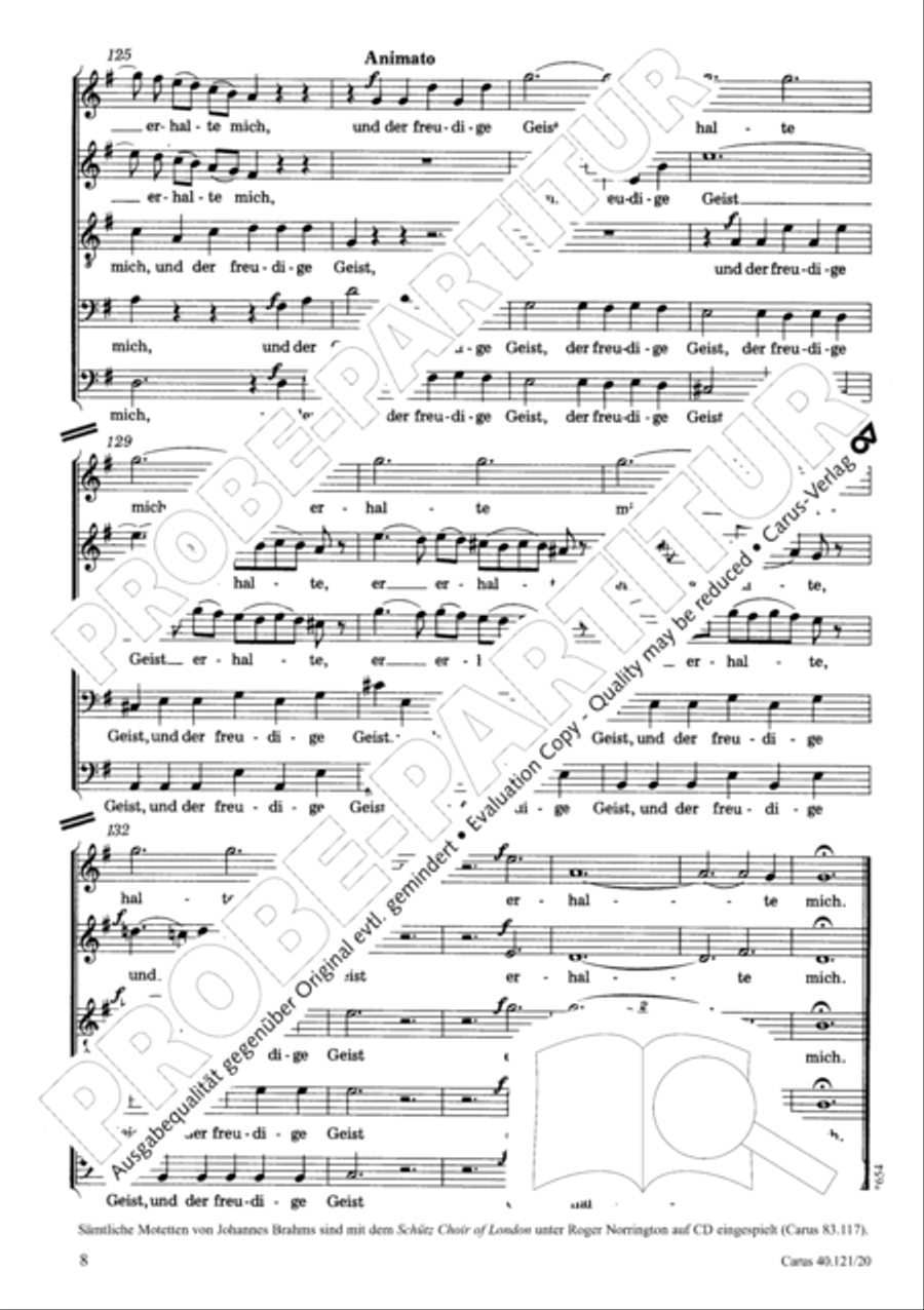 Make in me, o God a clean pure heart Choir scores gallery preview page 9