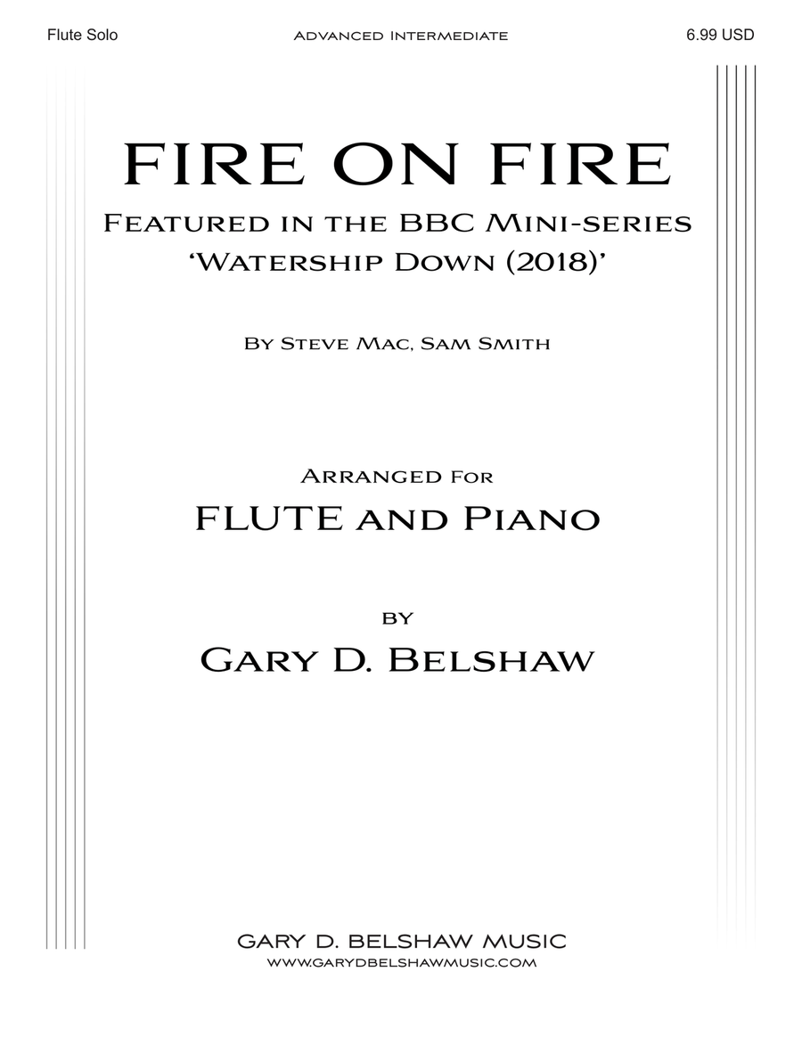 Fire On Fire Flute Solo scores gallery preview page 1