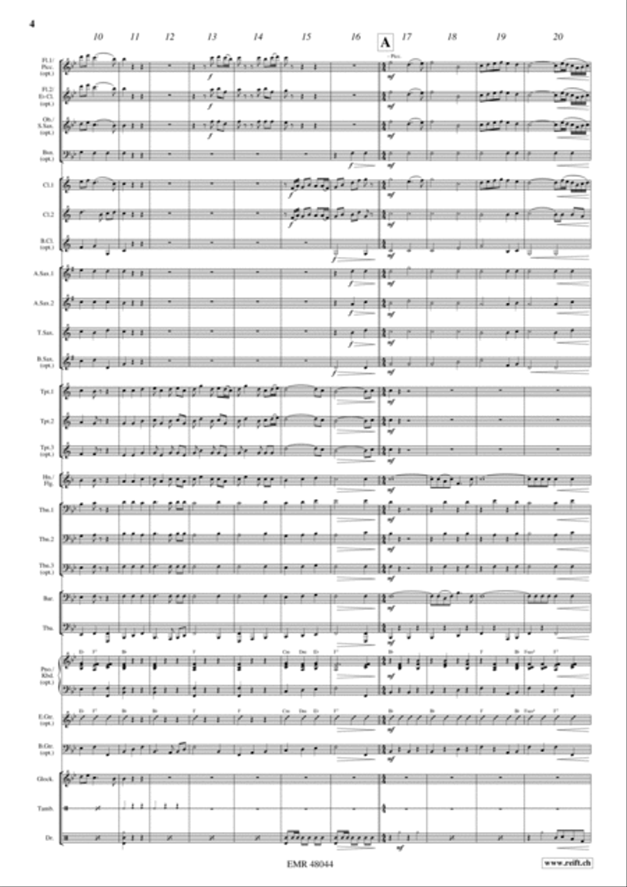 Magic Handel Magic Handel Concert Band scores gallery preview page 4