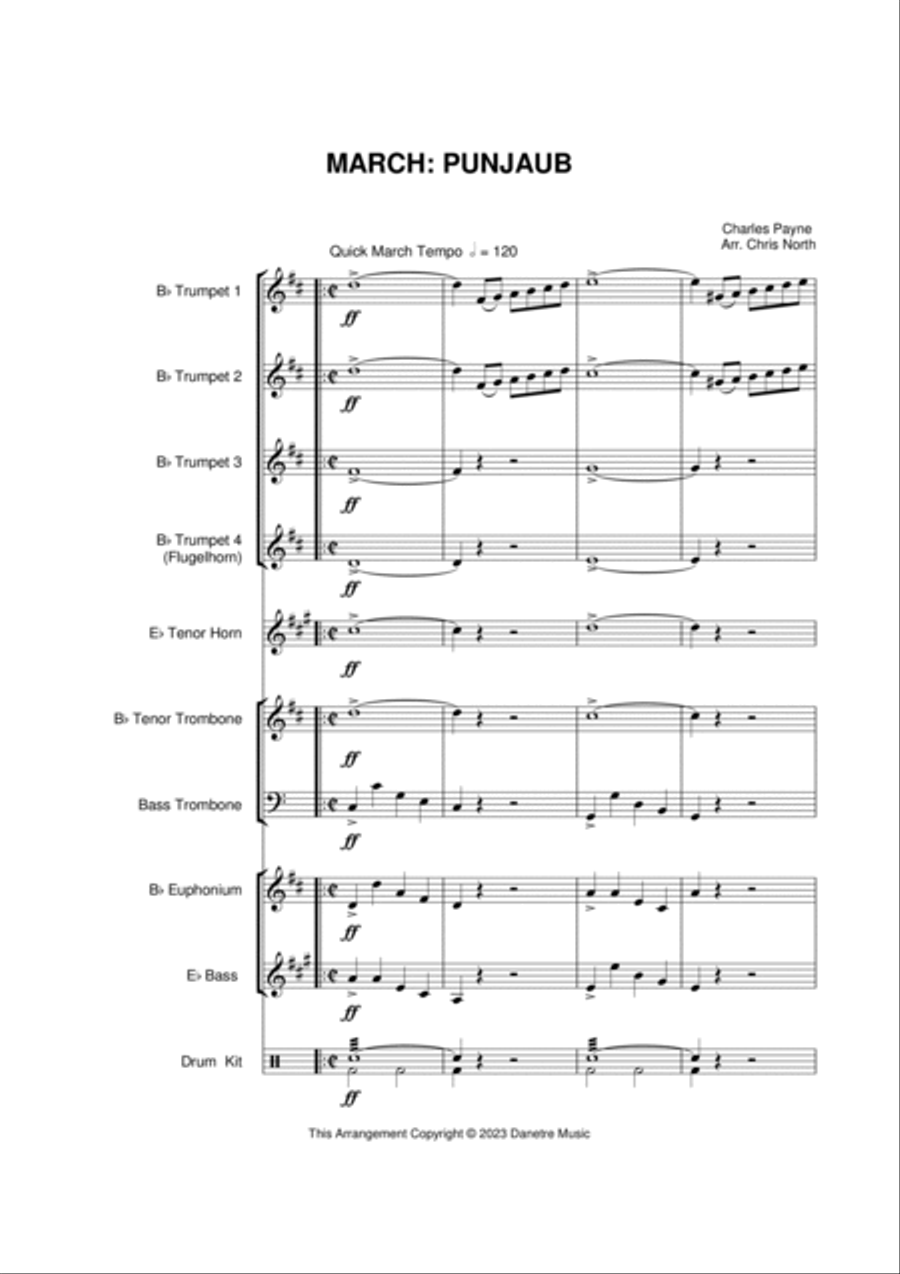 Punjaub Brass Ensemble scores gallery preview page 2