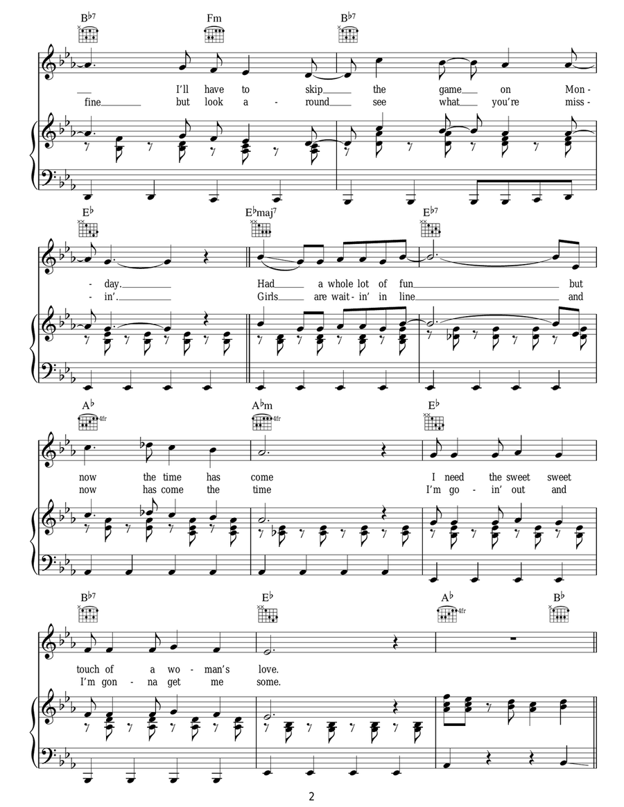 Goodbye Sam, Hello Samantha 3-Part scores gallery preview page 2