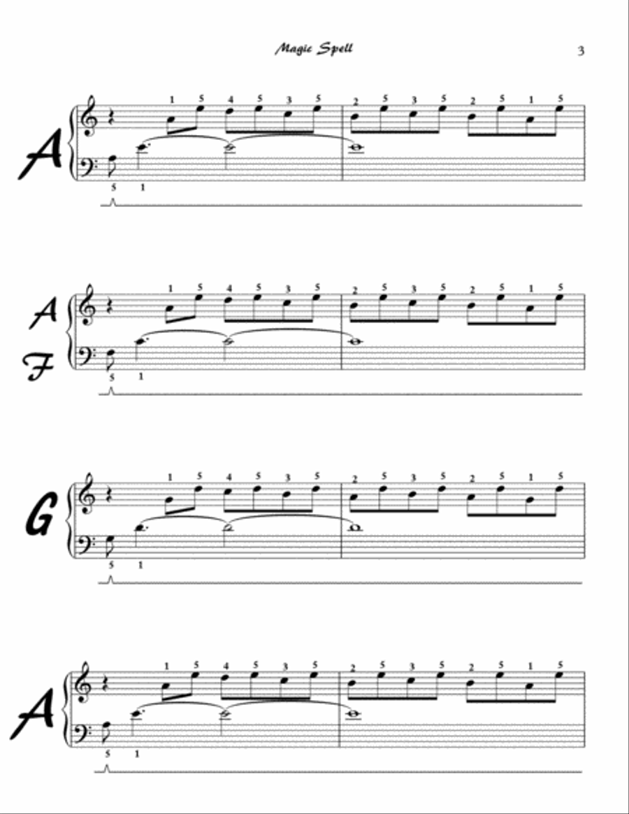 Best Halloween Collection for Second (and 3rd) Year Piano Piano Method scores gallery preview page 4