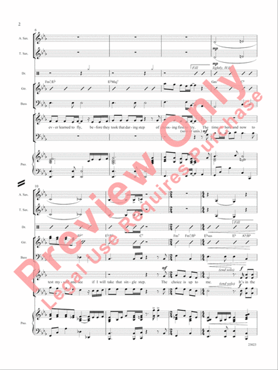The Journey The Journey Choir scores gallery preview page 3