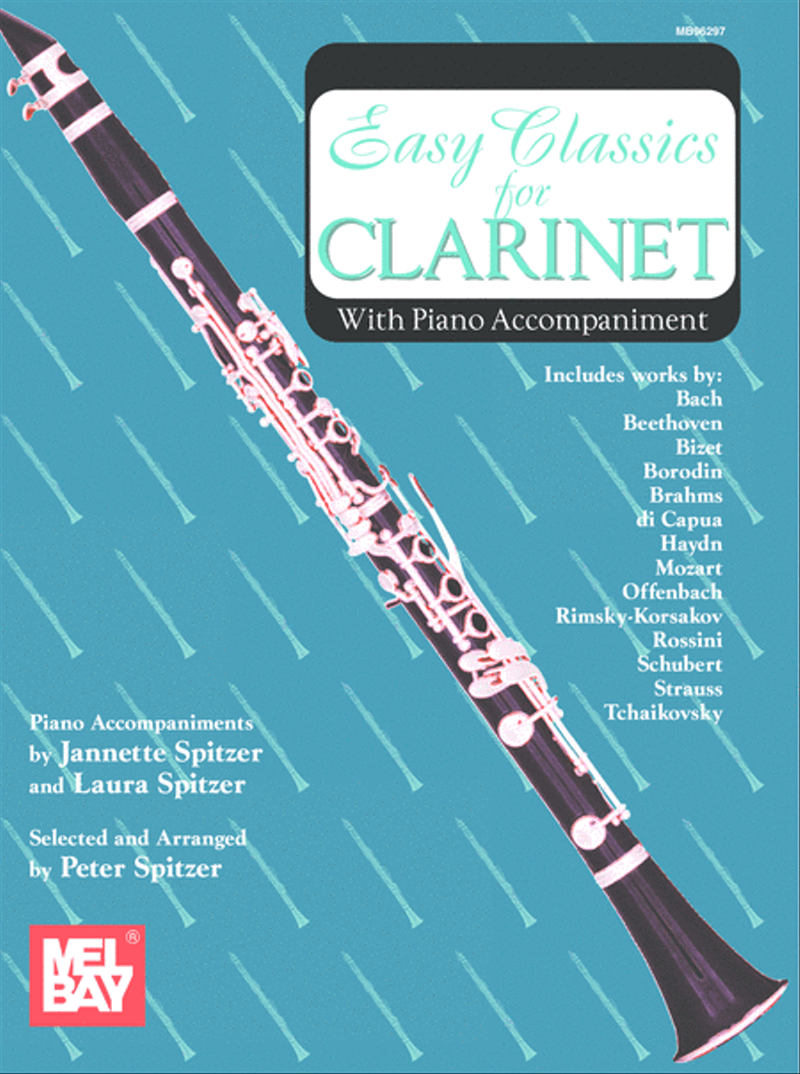 Easy Classics for Clarinet - With Piano Accompaniment Clarinet Solo scores gallery preview page 1