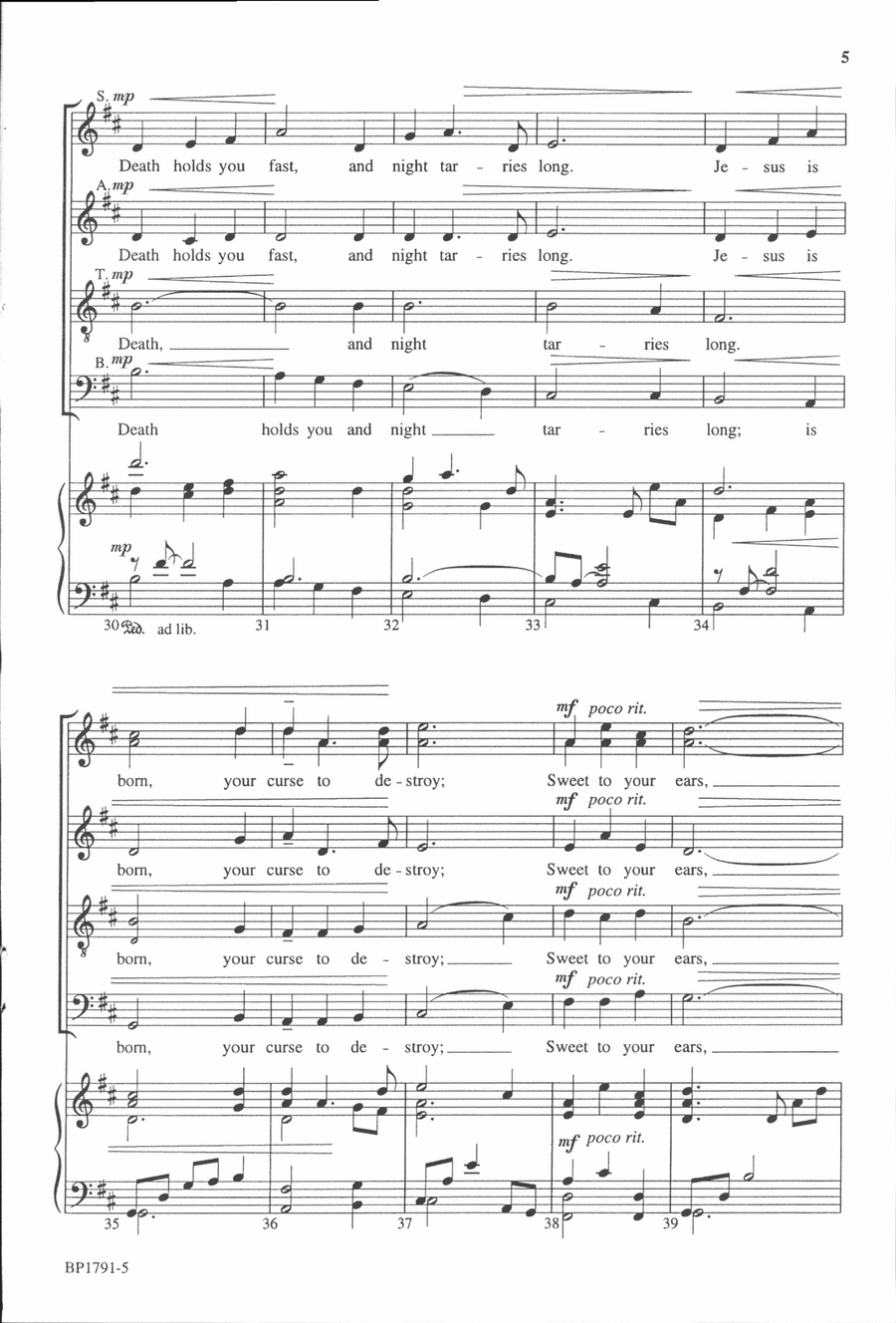 Carol of Joy 4-Part scores gallery preview page 4