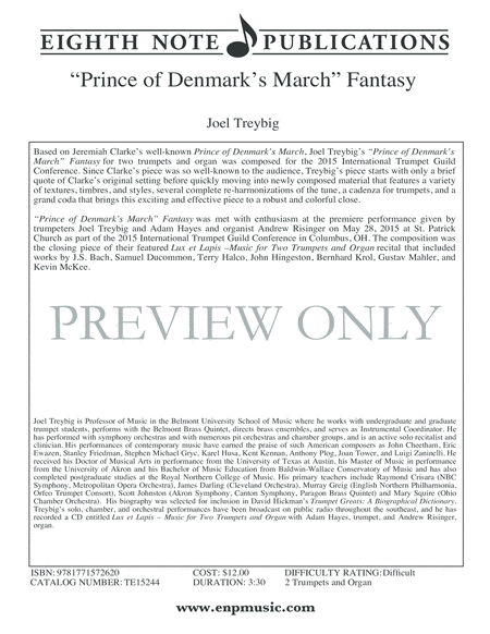Prince of Denmark's March Fantasy