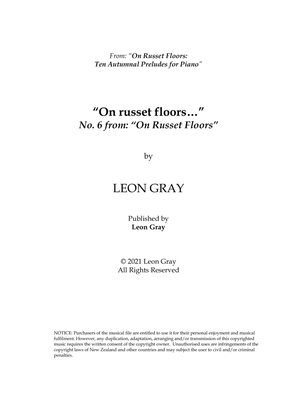 On Russet Floors, On Russet Floors (No. 6), Leon Gray