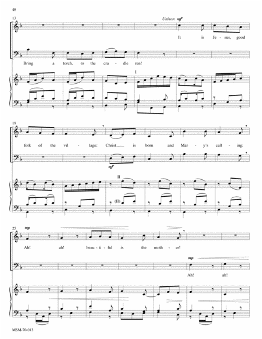 Holy Light: A Candlelight Service of Carols 4-Part scores gallery preview page 19
