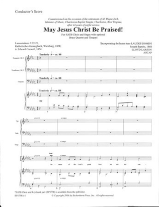 Book cover for May Jesus Christ Be Praised