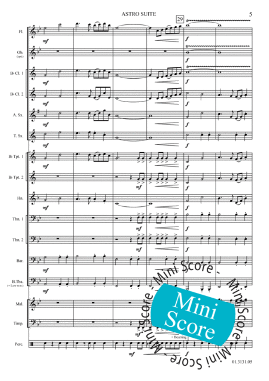 Astro Suite Astro Suite Concert Band scores gallery preview page 11