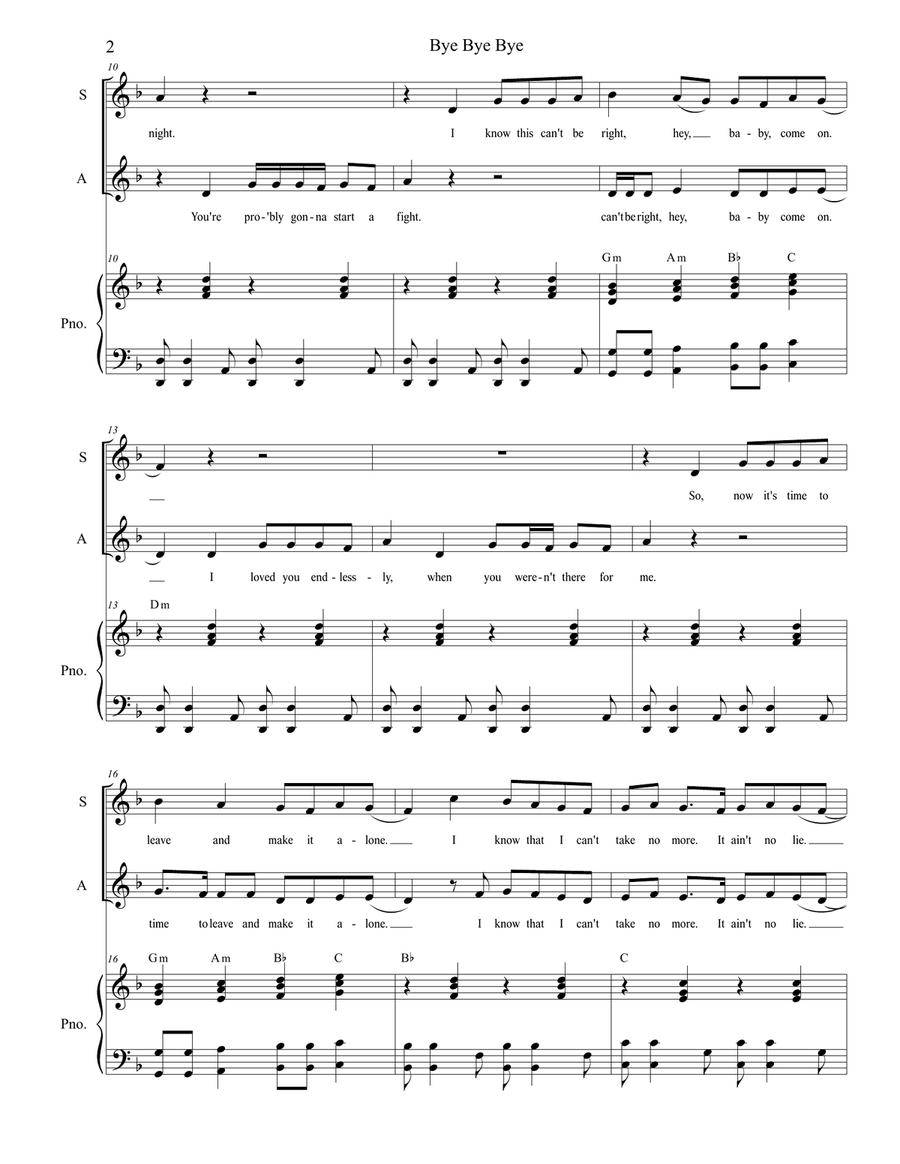 Bye Bye Bye SA scores gallery preview page 2