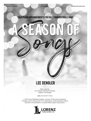 Book cover for A Season of Songs