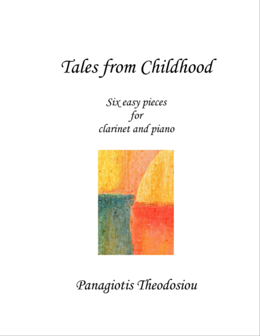 Tales from Childhood for clarinet and piano Clarinet Solo scores gallery preview page 1