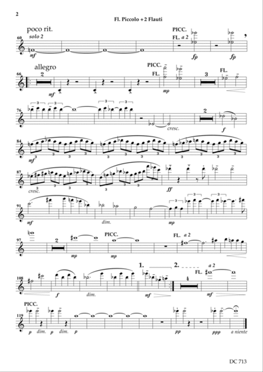 26B: Impressions of Agecroft [set of parts] Large Ensemble scores gallery preview page 2
