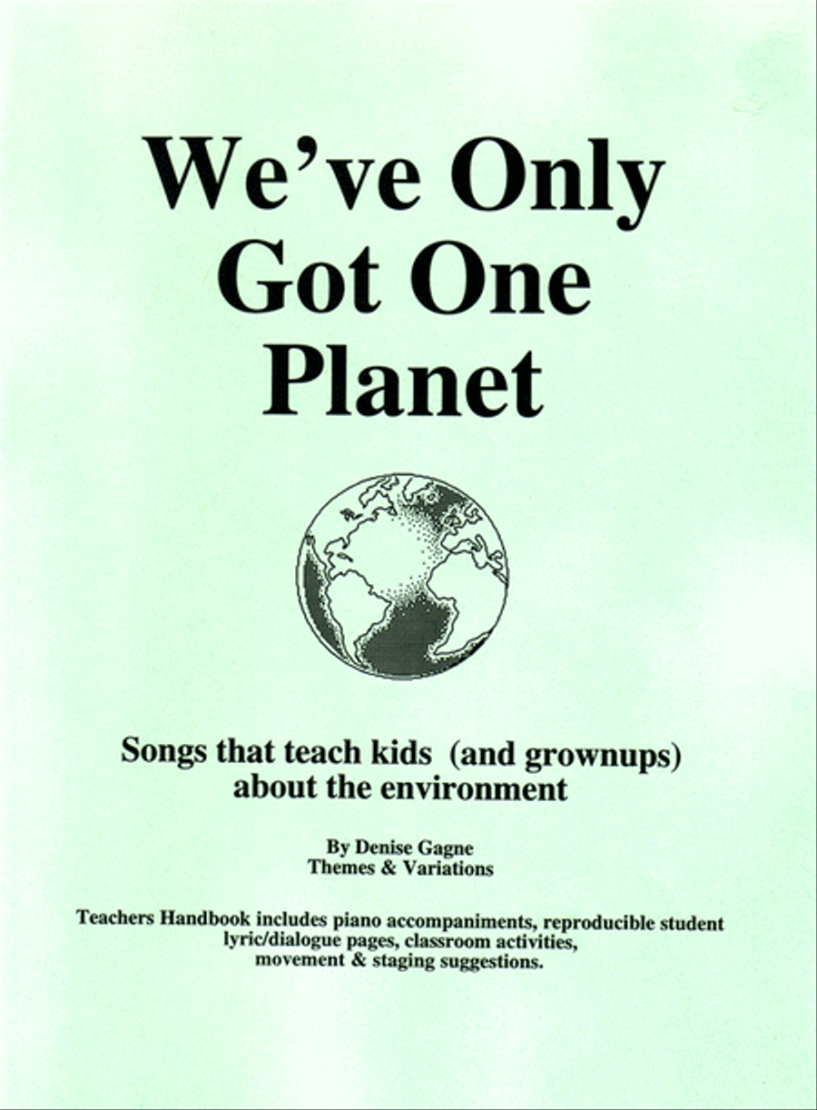 We've Only Got One Planet CD scores gallery preview page 1