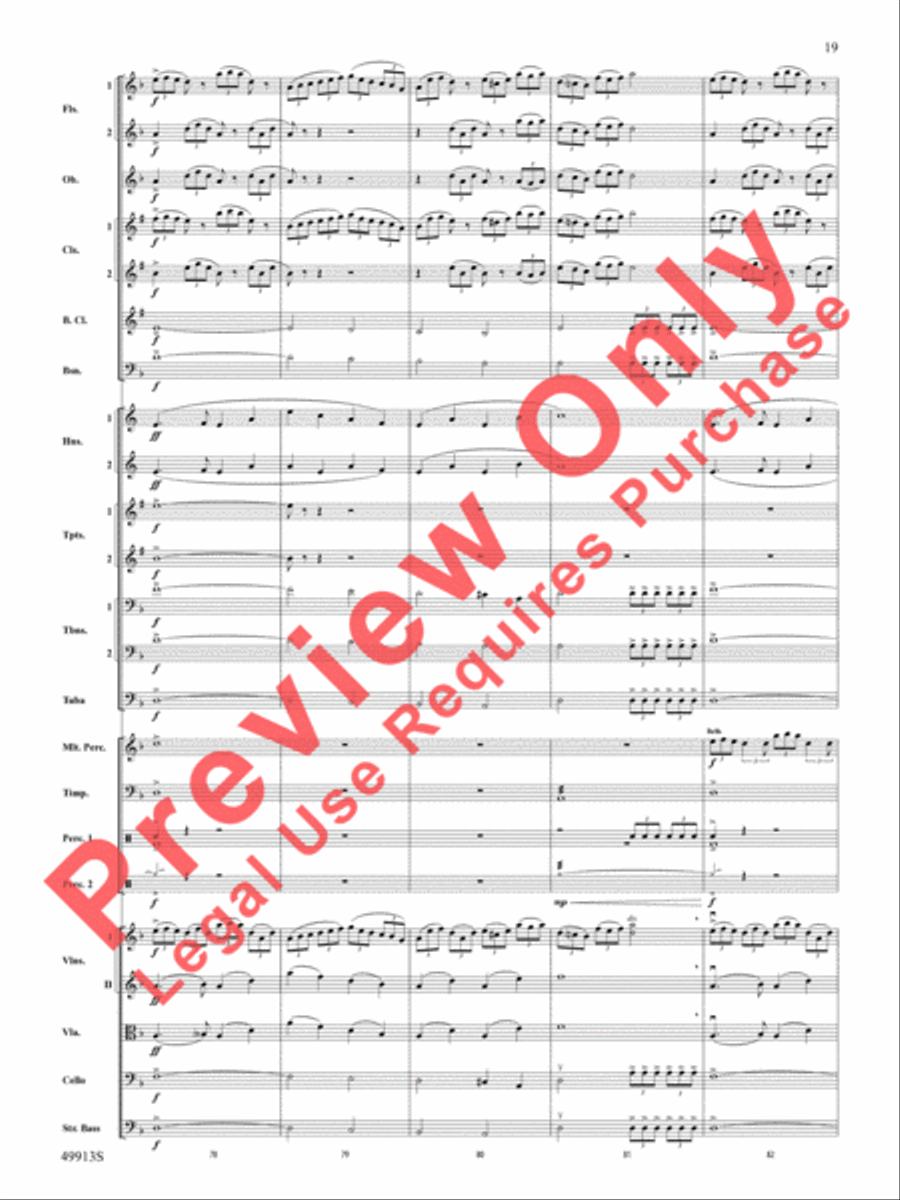 Fantastic Beasts -- The Secrets of Dumbledore Full Orchestra scores gallery preview page 20