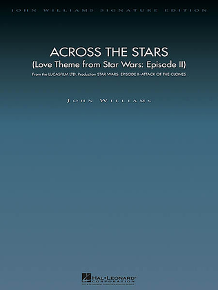 Book cover for Across the Stars (Love Theme from Star Wars: Episode II)