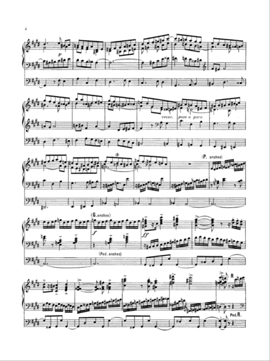 Vierne: Symphony No. 3, Op. 28 Organ scores gallery preview page 3