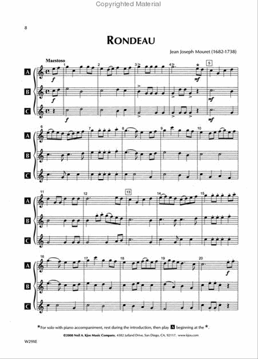 Standard of Excellence: Festival Ensembles 2 - Eb Alto Sax/Eb Baritone Sax Concert Band Methods scores gallery preview page 3