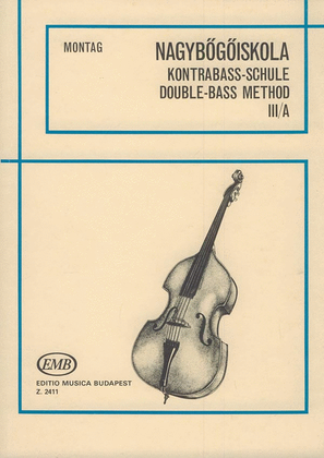 Book cover for Kontrabassschule IIIa