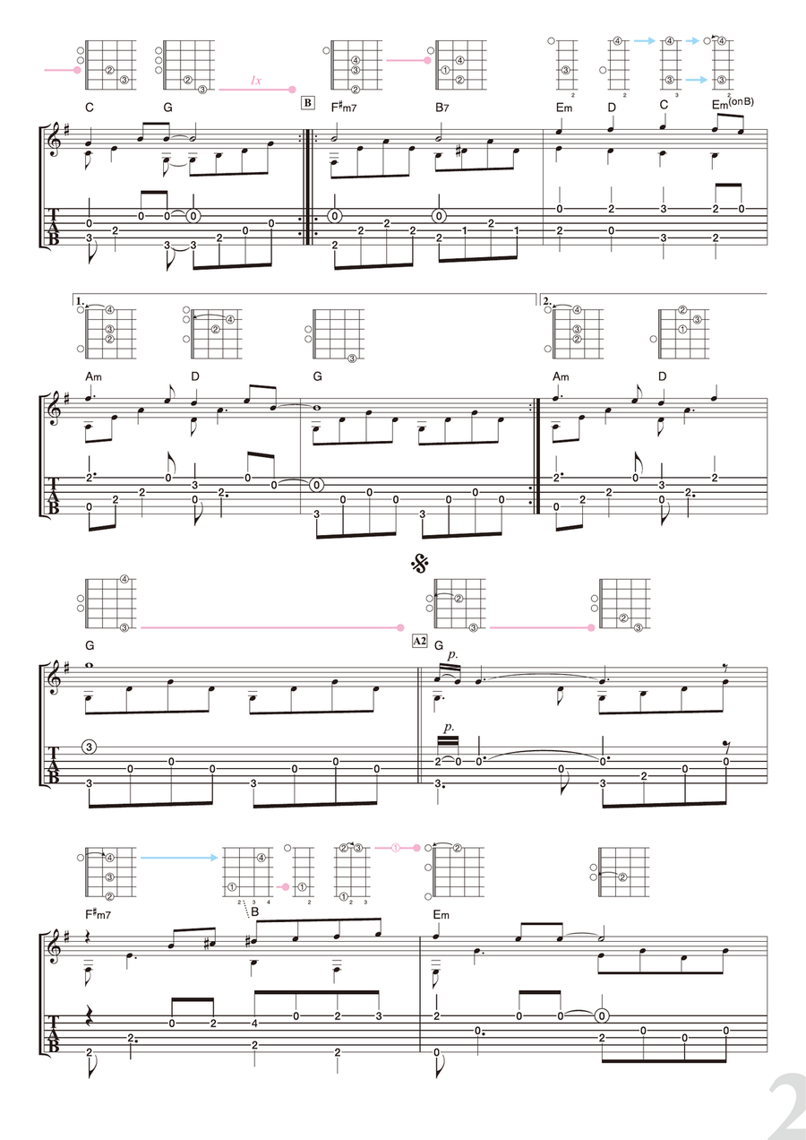 Yesterday Yesterday Acoustic Guitar scores gallery preview page 2