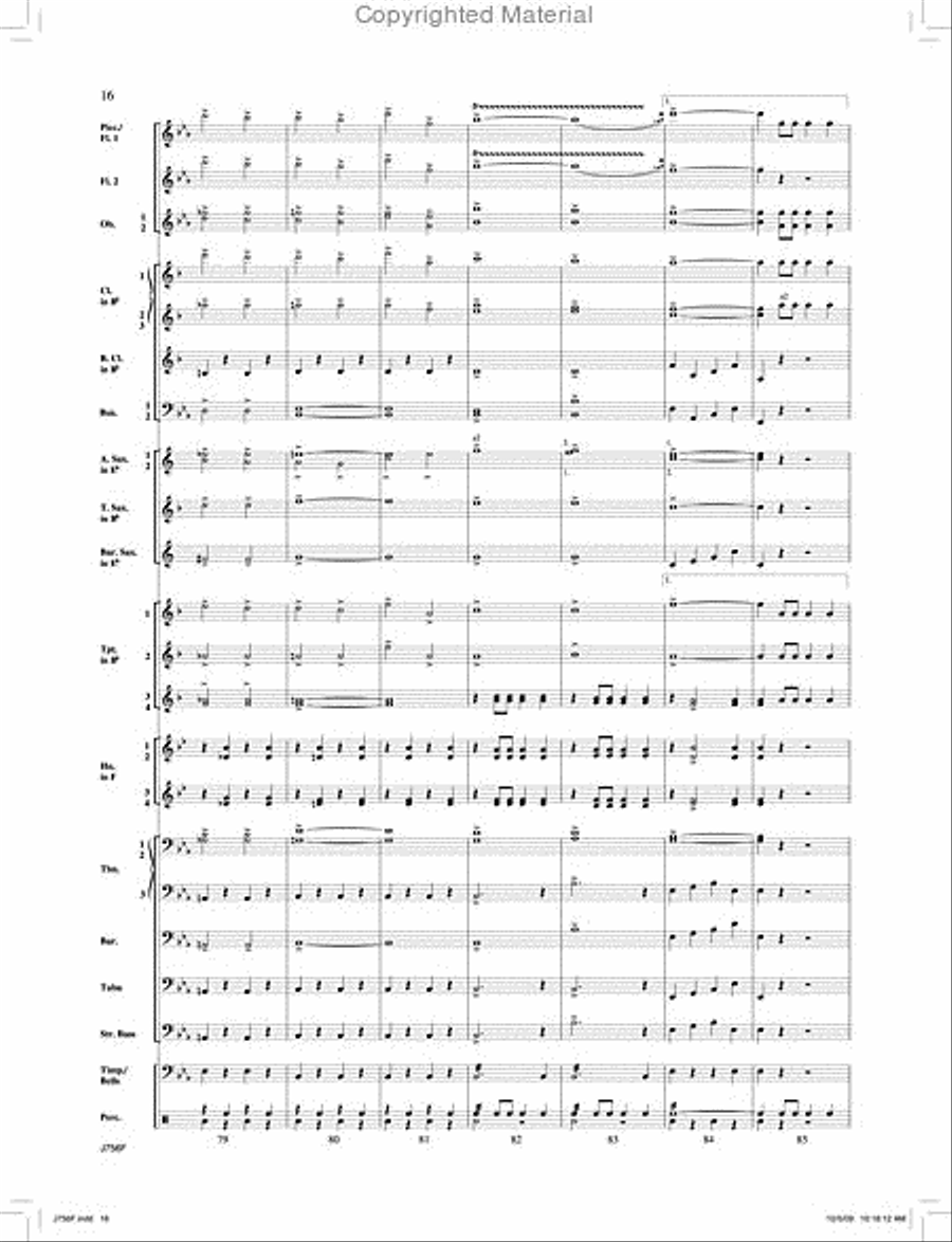 Entry of the Gladiators Concert Band scores gallery preview page 17