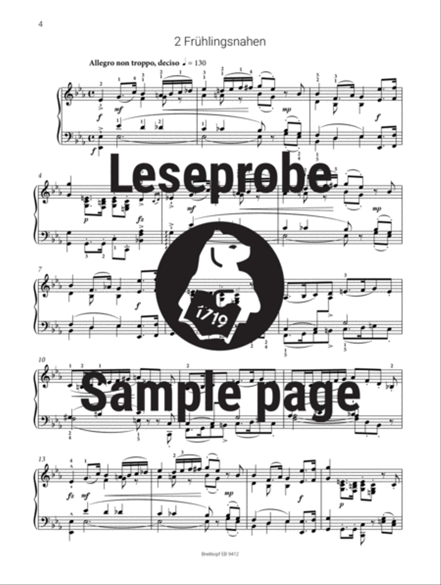 Heralds of Spring op. 55 Piano Solo scores gallery preview page 4