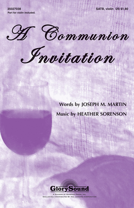 Book cover for A Communion Invitation