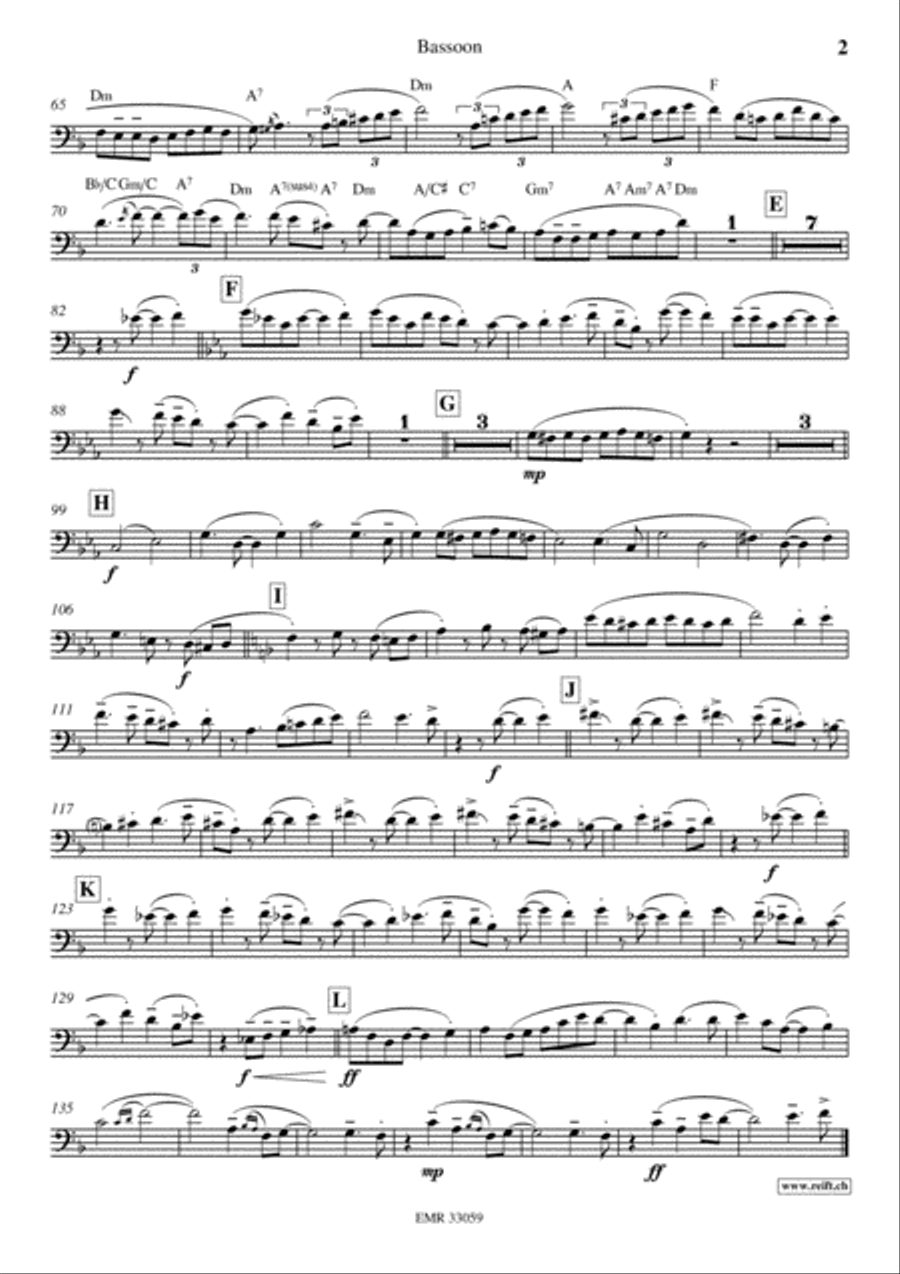 Rondo Alla Turca Bassoon Solo scores gallery preview page 3