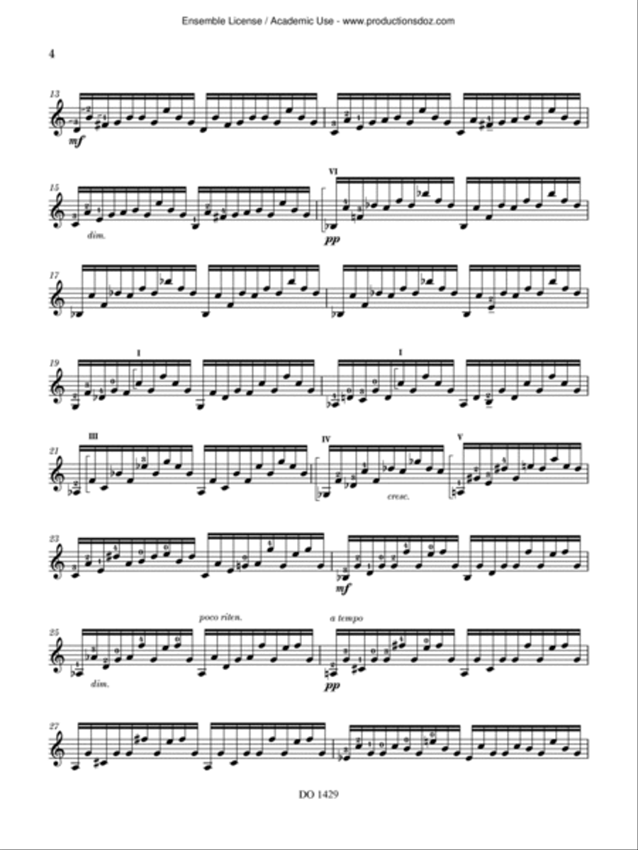 Lyrical Etudes, Book 1 Lyrical Etudes, Book 1 Classical Guitar scores gallery preview page 4