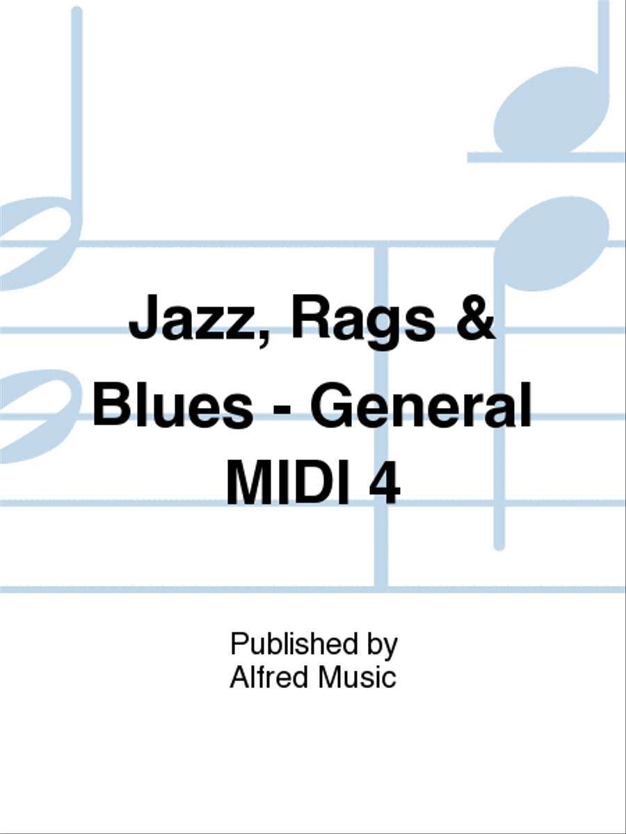 Jazz, Rags & Blues - General MIDI 4 Piano Solo scores gallery preview page 1